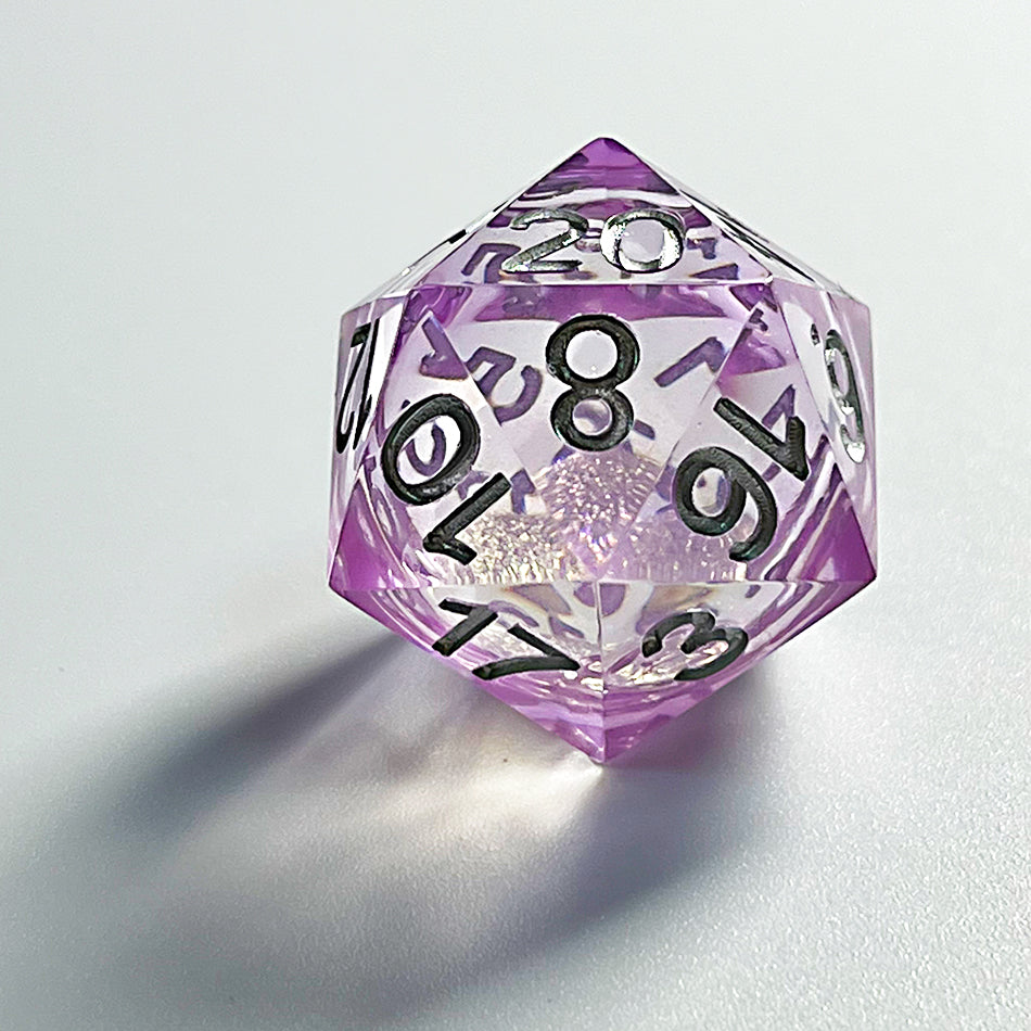 Resin sharp edge Dnd dice set  Galaxy d&d dice set for table games