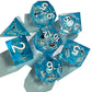Full Set Handmade Resin Sharp Edge Dice Polyhedral Dice Set Set - Dungeons and Dragons Starry Liquid Core Koi Fish