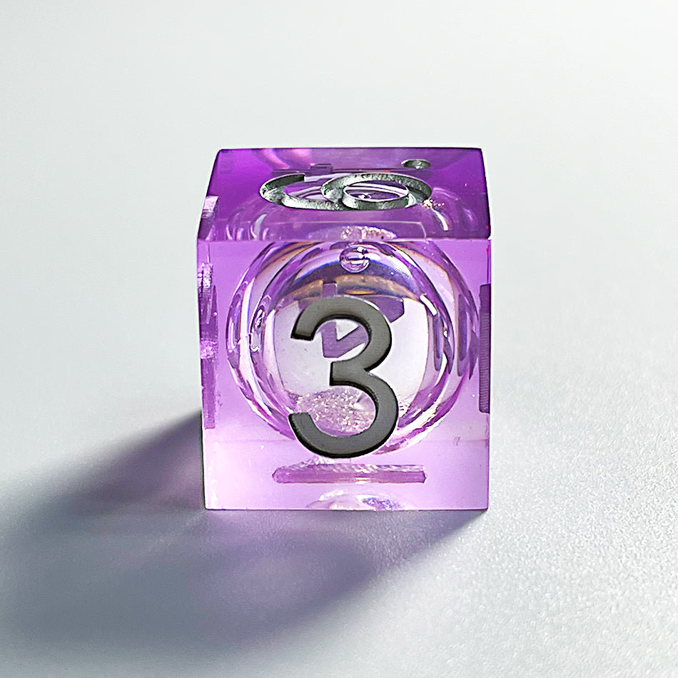 Resin sharp edge Dnd dice set  Galaxy d&d dice set for table games