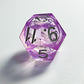 Resin sharp edge Dnd dice set  Galaxy d&d dice set for table games