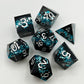 Black Goldleaf Resin Dice Set