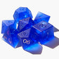 Blue Labradorite Gemstone Dice Set