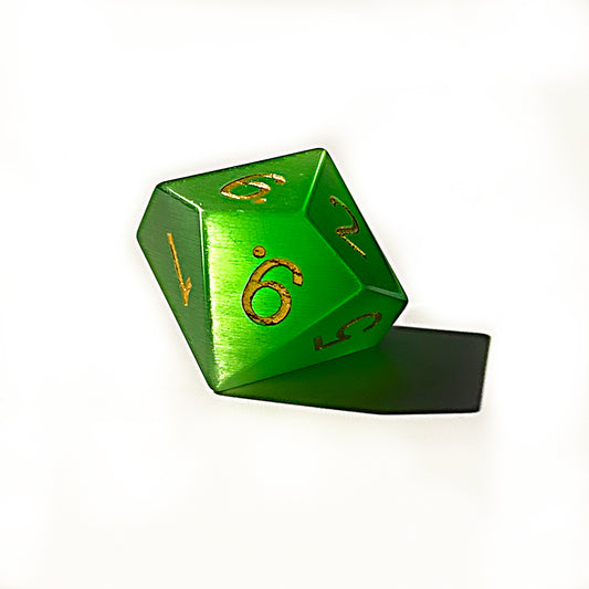 Cat's Eye Gemstone Dice Set