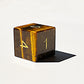 Tiger's Eye Gemstone  Dice Set