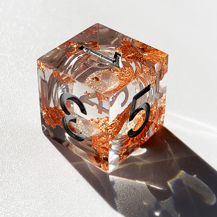 Liquid core dice set Handmade Resin DnD Dice Set