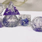 Galaxy Liquid core dnd dice for role playing games | DnD dice set for Christmas gift