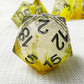 Liquid core dice set for role playing games , Dungeons and dragons dice set dnd , Galaxy d&amp;d dice set , Liquid core dnd dice set