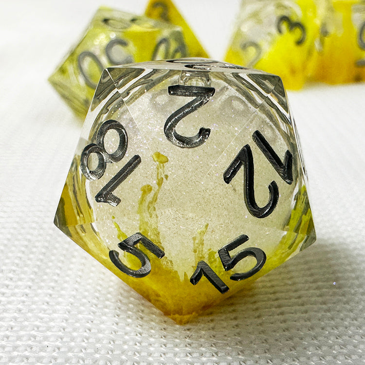 Liquid core dice set for role playing games , Dungeons and dragons dice set dnd , Galaxy d&amp;d dice set , Liquid core dnd dice set