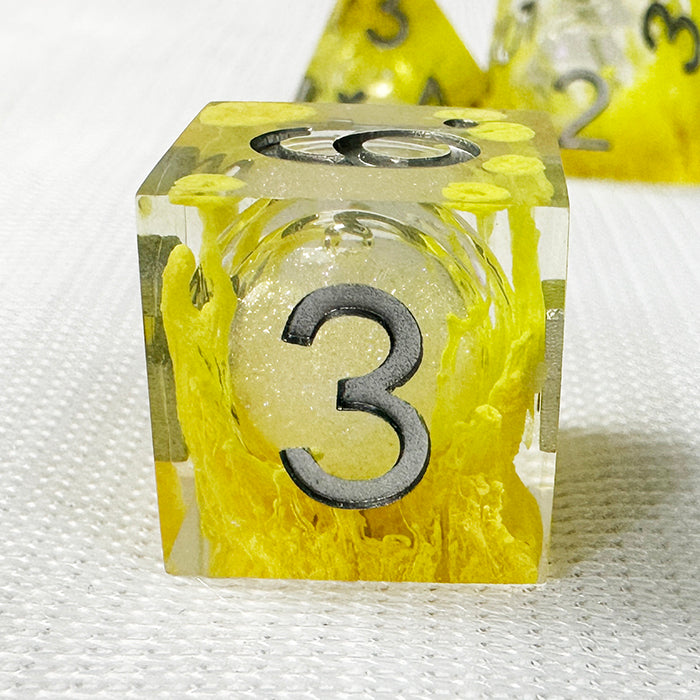Liquid core dice set for role playing games , Dungeons and dragons dice set dnd , Galaxy d&amp;d dice set , Liquid core dnd dice set